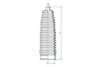 DA SILVA K5353 Bellow, steering